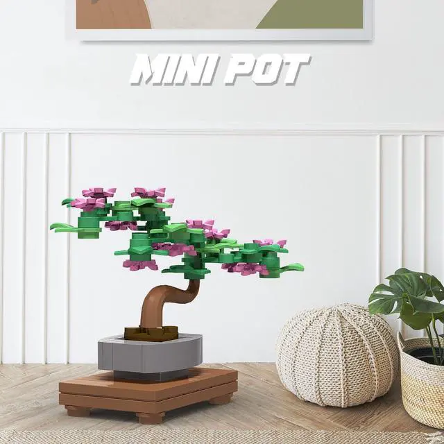 Alt view image 4 of 6 - ZITIANYOUBUILD Tiny Bonsai Tree Model 54 Pieces for Kids Building Toys Sets & Packs MOC