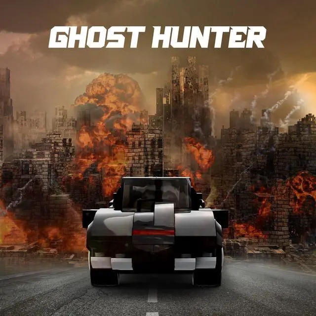 Alt view image 3 of 7 - ZITIANYOUBUILD Virtual Car with Advanced Supercomputer on Wheels 203 Pieces MOC