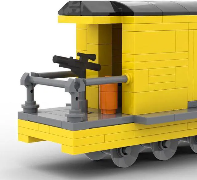 Alt view image 4 of 7 - ZITIANYOUBUILD Yellow Train Model 247 Pieces from Horror Video Game Building Toys MOC