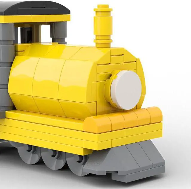 Alt view image 5 of 7 - ZITIANYOUBUILD Yellow Train Model 247 Pieces from Horror Video Game Building Toys MOC