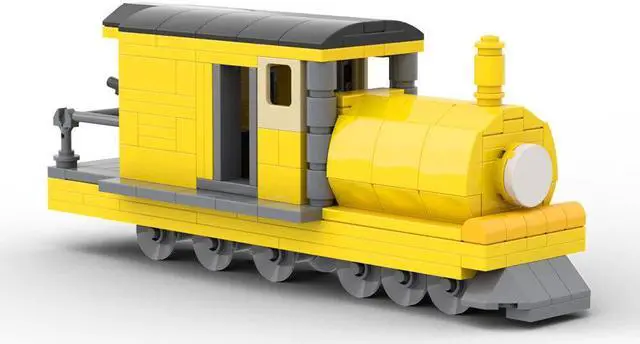 Alt view image 6 of 7 - ZITIANYOUBUILD Yellow Train Model 247 Pieces from Horror Video Game Building Toys MOC