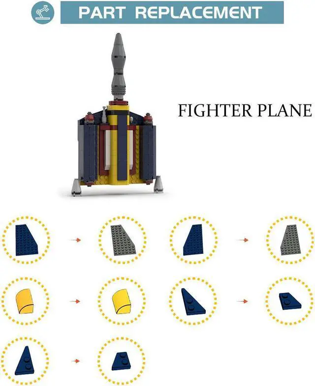 Alt view image 3 of 3 - ZITIANYOUBUILD Jetpack Model 296 Pieces 100% Compatible Building Toys Set MOC