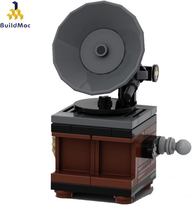 Main image of ZITIANYOUBUILD Vintage Record Player with a Spinning Platter Building Toys 50 Pieces MOC