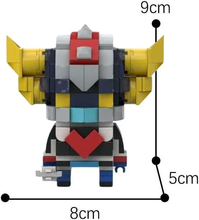 Alt view image 2 of 3 - ZITIANYOUBUILD 3-in-1 Mecha Warrior / Iconic Robots 484 Pieces from Sci-Fi Movie MOC