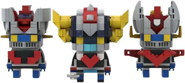 Main image of ZITIANYOUBUILD 3-in-1 Mecha Warrior / Iconic Robots 484 Pieces from Sci-Fi Movie MOC