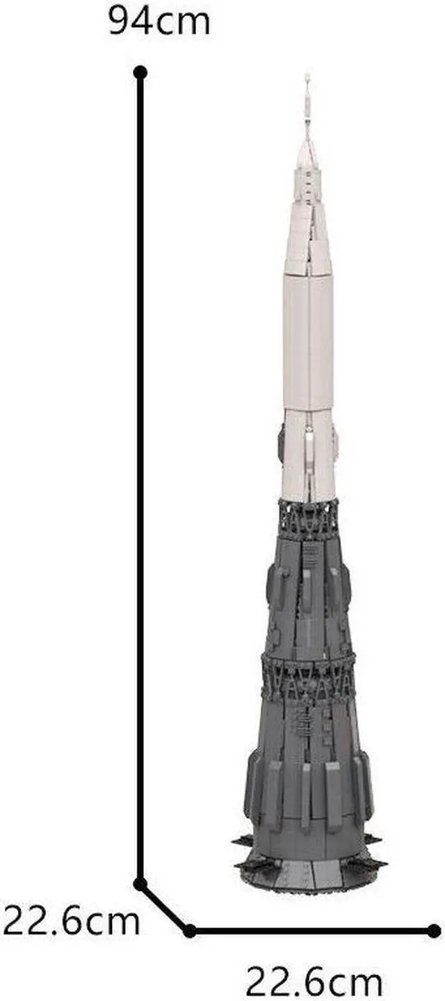 Alt view image 2 of 7 - ZITIANYOUBUILD Super Heavy Launch Vehicle/ Rocket Model 2693 Pieces Building Toys MOC