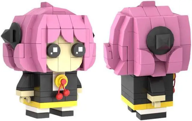 Alt view image 3 of 4 - ZITIANYOUBUILD Anya Forger Character Model 136 Pieces Building Toy Building Toys Set MOC