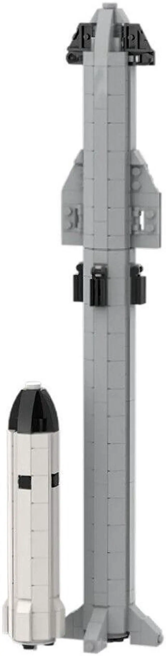 Main image of ZITIANYOUBUILD 1:320 Scale Super Heavy Rocket 719 Pieces Building Toys Building Toys MOC