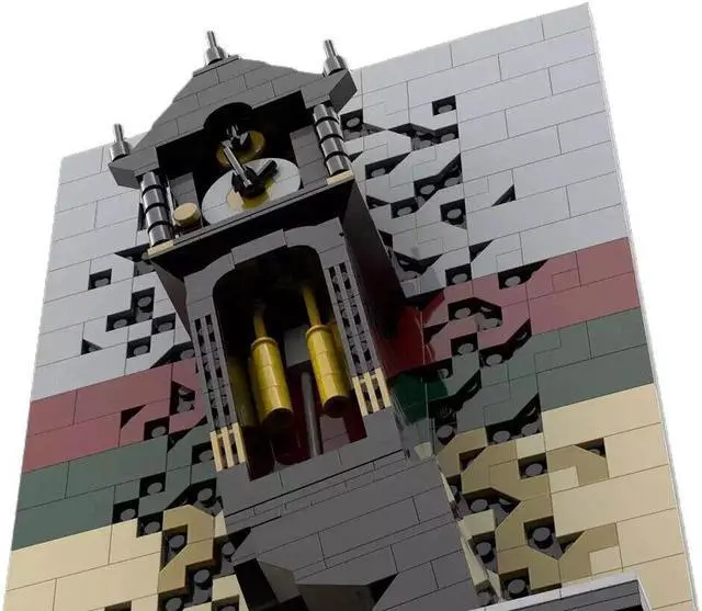 Alt view image 3 of 6 - ZITIANYOUBUILD Grandfather Clock Model 671 Pieces from TV Show Season 5 Building Set MOC