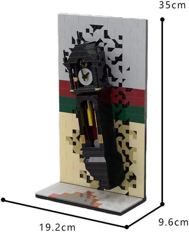 Alt view image 4 of 6 - ZITIANYOUBUILD Grandfather Clock Model 671 Pieces from TV Show Season 5 Building Set MOC