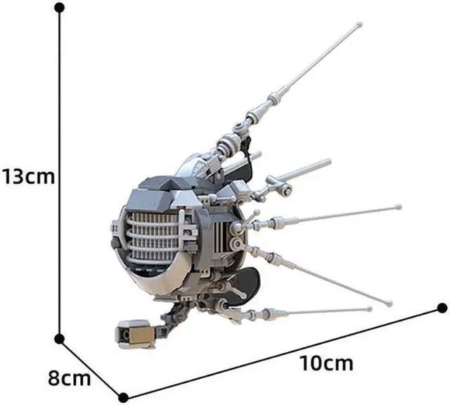 Alt view image 2 of 6 - ZITIANYOUBUILD Eyebot: A Hovering All-purpose Robot 241 Pieces Building Toys MOC