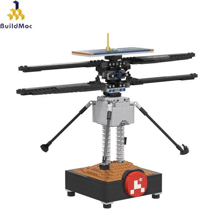Main image of ZITIANYOUBUILD Mars Helicopter Ingenuity for Collection 735 Pieces Building Toys Set MOC