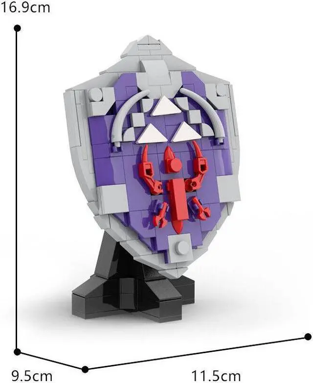 Alt view image 2 of 6 - ZITIANYOUBUILD Game Shield Game Props 269 Pieces from Video Game Building Toys Set MOC