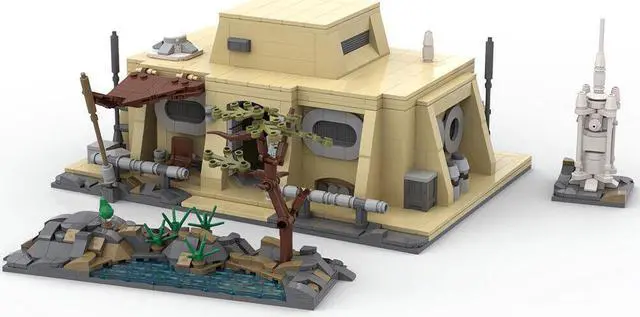 Main image of ZITIANYOUBUILD The Protagonist's Cabin Hut with Interior Building Toys 1317 Pieces MOC