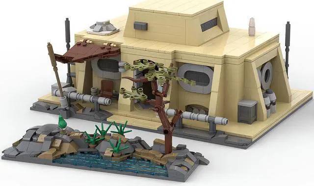 Alt view image 3 of 5 - ZITIANYOUBUILD The Protagonist's Cabin Hut with Interior Building Toys 1317 Pieces MOC