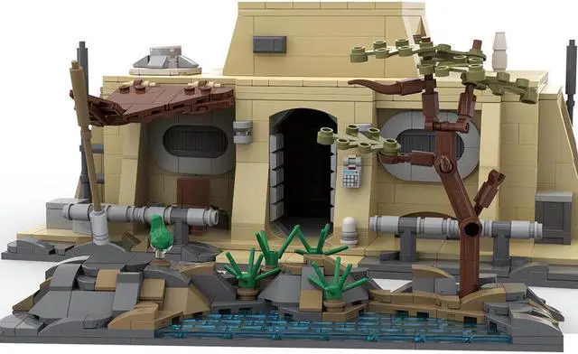 Alt view image 4 of 5 - ZITIANYOUBUILD The Protagonist's Cabin Hut with Interior Building Toys 1317 Pieces MOC