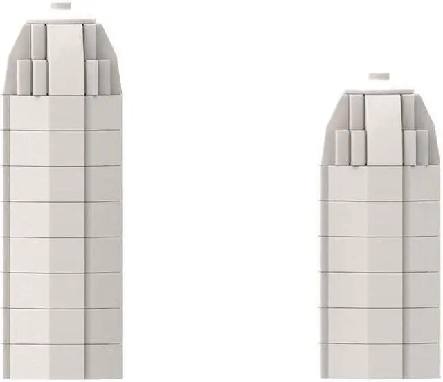 Alt view image 4 of 7 - ZITIANYOUBUILD MOC-115393 Space Titan IIIC Rocket Model 1 110 Saturn V scale 898 Pieces for Adults 100% Compatible with LEGO Brand New and High Quality