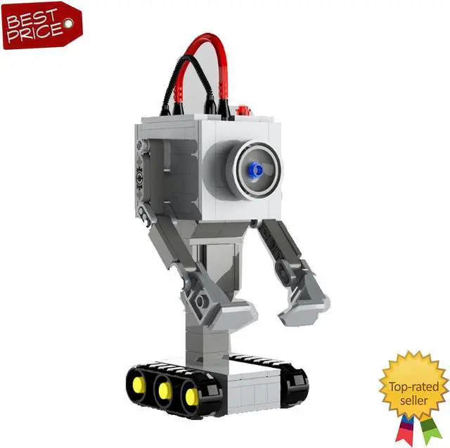 Alt view image 6 of 7 - ZITIANYOUBUILD Butter Robot Sentient Robot Model 165 Pieces from Sci-Fi Animation MOC