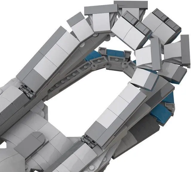 Alt view image 4 of 7 - ZITIANYOUBUILD ECV-197 Orville Spaceship with Stand Building Toys Set 757 Pieces MOC