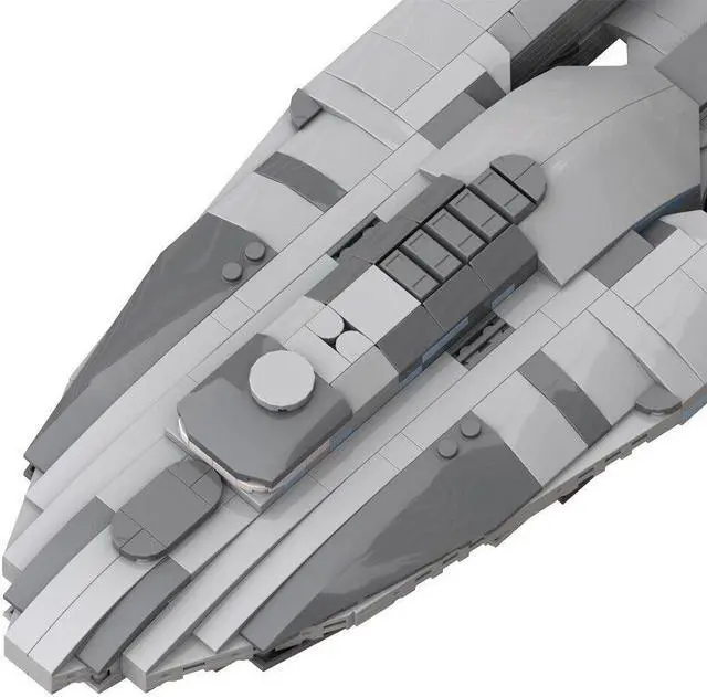 Alt view image 5 of 7 - ZITIANYOUBUILD ECV-197 Orville Spaceship with Stand Building Toys Set 757 Pieces MOC