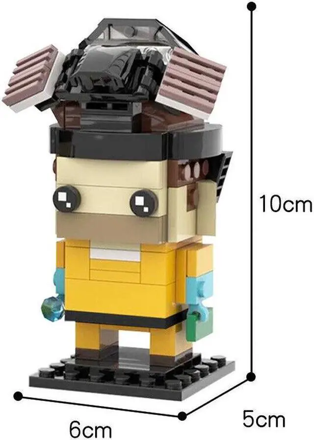 Alt view image 3 of 3 - ZITIANYOUBUILD MOC-22534 Walter White & Jesse Pinkman Brickheadz Kit from Breaking Bad 100% Compatible with LEGO Brand New and High Quality