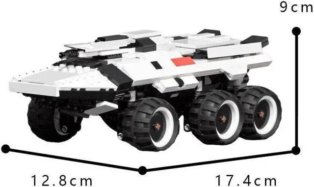 Alt view image 2 of 2 - ZITIANYOUBUILD M35 Mako Infantry Fighting Vehicle 599 Pieces with 6 Wheel MOC