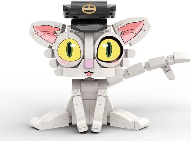 Main image of ZITIANYOUBUILD Daijin Cat False Antagonist From Anime Movies 303 Pieces MOC