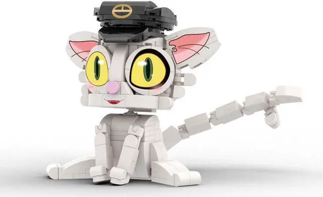 Alt view image 2 of 7 - ZITIANYOUBUILD Daijin Cat False Antagonist From Anime Movies 303 Pieces MOC