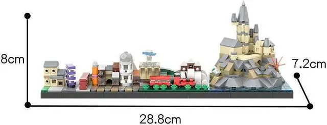 Alt view image 5 of 5 - ZITIANYOUBUILD The Journey to School Skyline Architecture Model 415 Pieces MOC