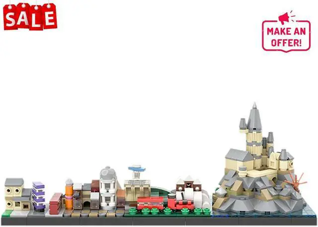 Alt view image 4 of 5 - ZITIANYOUBUILD The Journey to School Skyline Architecture Model 415 Pieces MOC