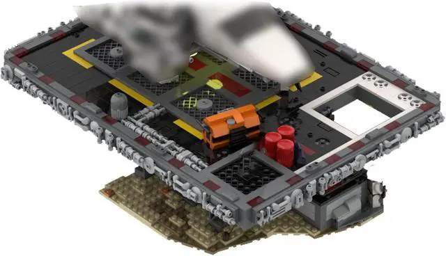 Main image of ZITIANYOUBUILD Landport on Tatooine for 75094 Building Kit Building Toys 1345 Pieces MOC