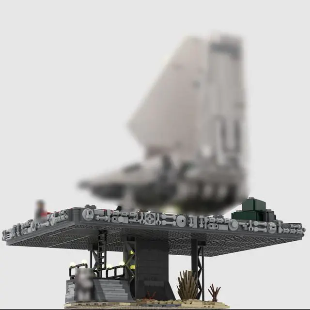 Alt view image 3 of 3 - ZITIANYOUBUILD Landport on Tatooine for 75094 Building Kit Building Toys 1345 Pieces MOC