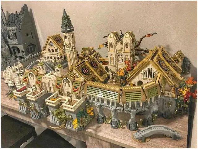 Alt view image 6 of 6 - ZITIANYOUBUILD Last Homely House Deep Valley Sanctuary Settlement 21067 Pieces MOC