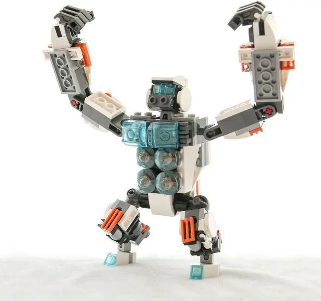 Main image of ZITIANYOUBUILD Gorilla Mech Building Toys Sets & Packs 196 Pieces Parts for Kids MOC