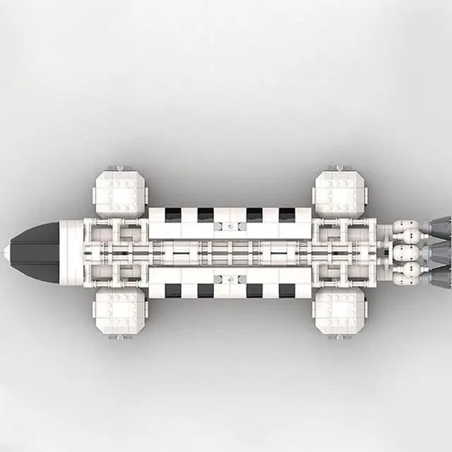 Alt view image 2 of 4 - ZITIANYOUBUILD The Eagle Transporter Model Building Kit 1157 Pieces Building Toys MOC