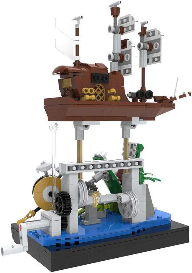Alt view image 5 of 7 - ZITIANYOUBUILD Automaton Building Toys Set 453 Pieces from Fictional Character MOC