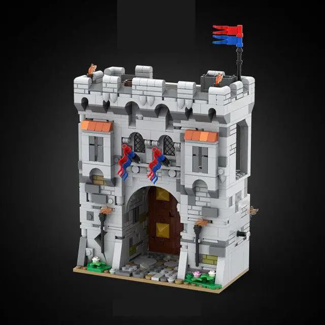Alt view image 2 of 2 - ZITIANYOUBUILD Modular Castle 01 - Gatehouse for Castle / Village Series 722 Pieces MOC