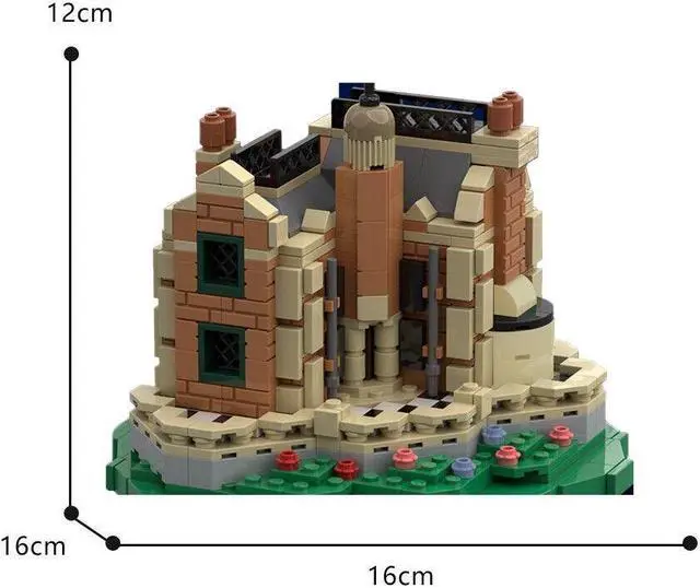Alt view image 2 of 4 - ZITIANYOUBUILD Horror Building / Iconic Attraction 553 Pieces for Halloween Gift MOC