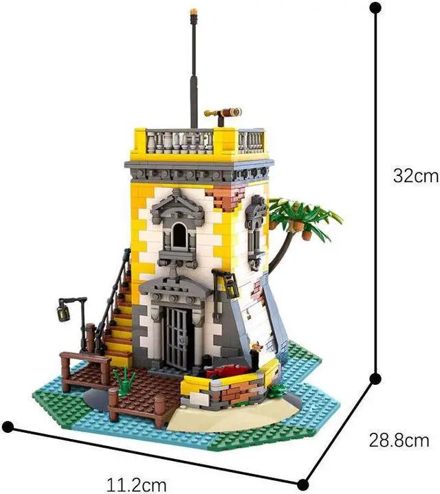Alt view image 2 of 2 - ZITIANYOUBUILD Sabre Island Anno Domini Extension for Pirates of Barracuda Bay 21322 MOC