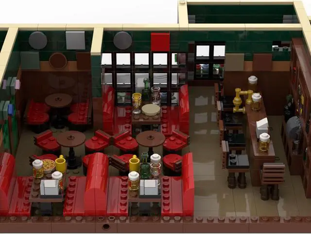 Alt view image 4 of 5 - ZITIANYOUBUILD Apartment & Pub Alternate Combination Building Toys Set 4282 Pieces MOC