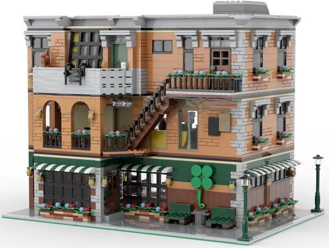Main image of ZITIANYOUBUILD Apartment & Pub Alternate Combination Building Toys Set 4282 Pieces MOC