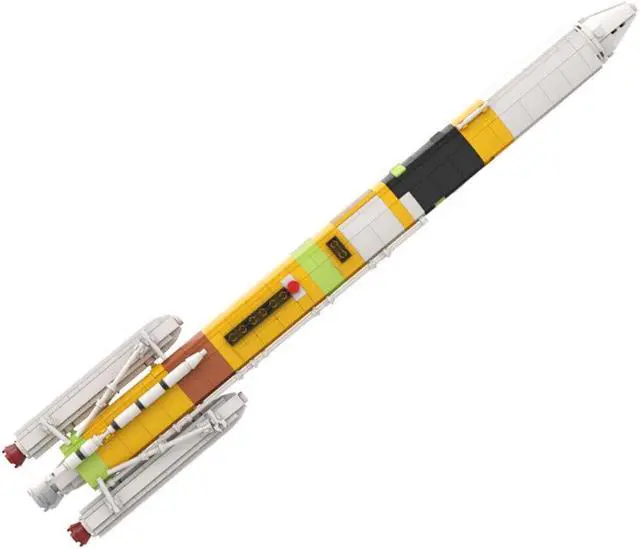 Main image of ZITIANYOUBUILD 1:110 H-IIA Japanese Launch Vehicle Model with 2 Boosters 716 Pieces MOC
