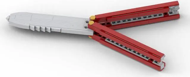 Main image of ZITIANYOUBUILD The Butterfly K_n-i-f-e Model 92 Pieces from Shooting Game MOC