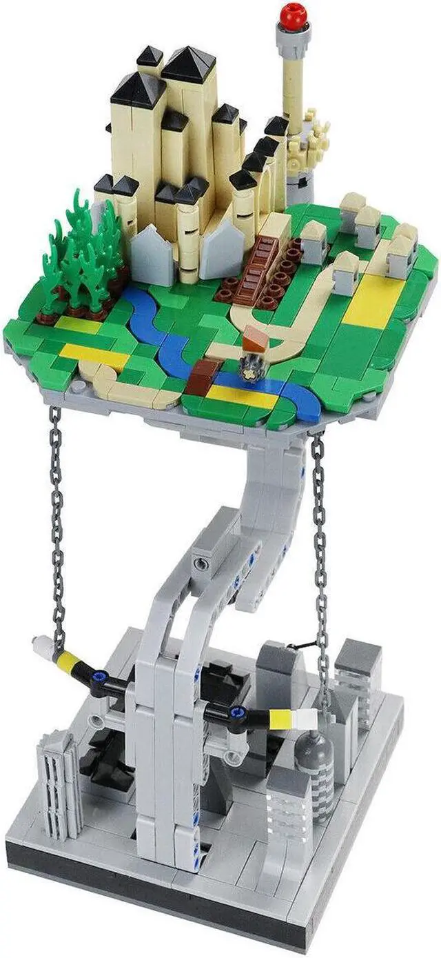 Main image of ZITIANYOUBUILD Tension Suspension Floating Magic Fortress Castle 752 Pieces MOC