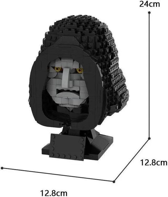 Main image of ZITIANYOUBUILD Fictional Character Bust Helmet Main Antagonist 789 Pieces MOC