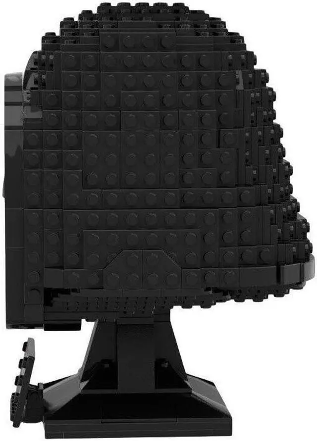 Alt view image 6 of 6 - ZITIANYOUBUILD Fictional Character Bust Helmet Main Antagonist 789 Pieces MOC