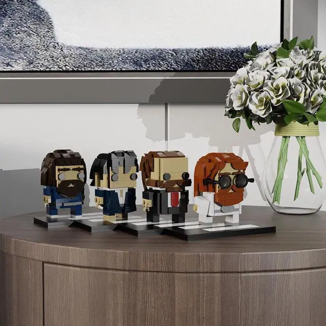 Alt view image 6 of 7 - ZITIANYOUBUILD Rock Band Mumber 551 Pieces Building Toys Sets & Packs Building Toys MOC