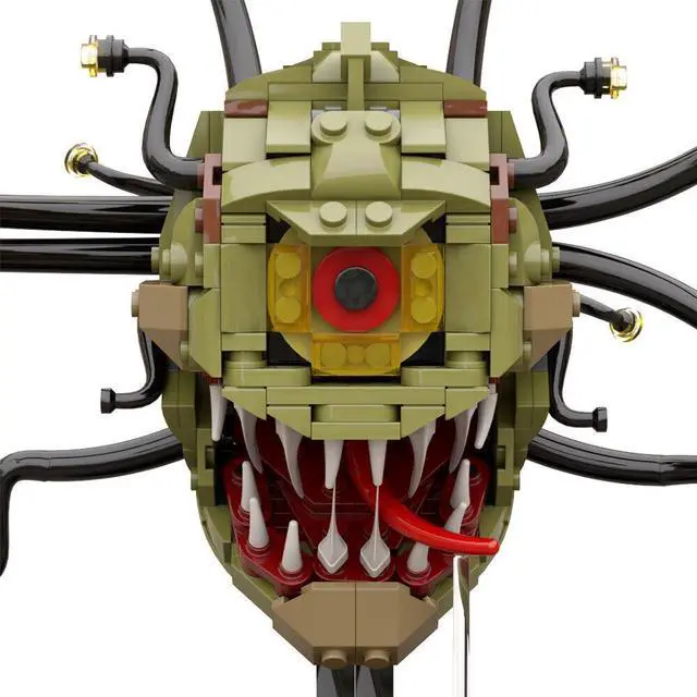 Alt view image 4 of 7 - ZITIANYOUBUILD Spectator Fictional Monster Demon Model with Only One Eye 513 Pieces MOC