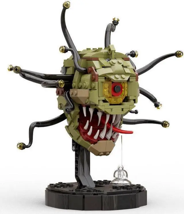 Alt view image 7 of 7 - ZITIANYOUBUILD Spectator Fictional Monster Demon Model with Only One Eye 513 Pieces MOC