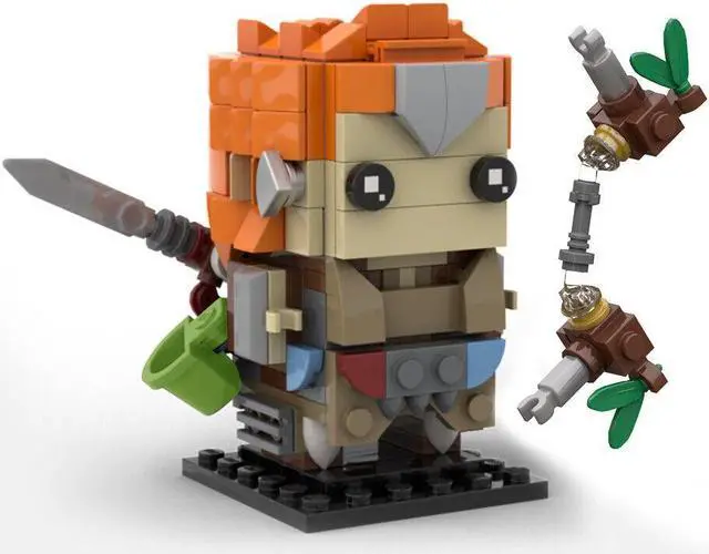 Main image of ZITIANYOUBUILD Female Hunter ALOY from Role-Playing Game 246 Pieces Building Kit MOC